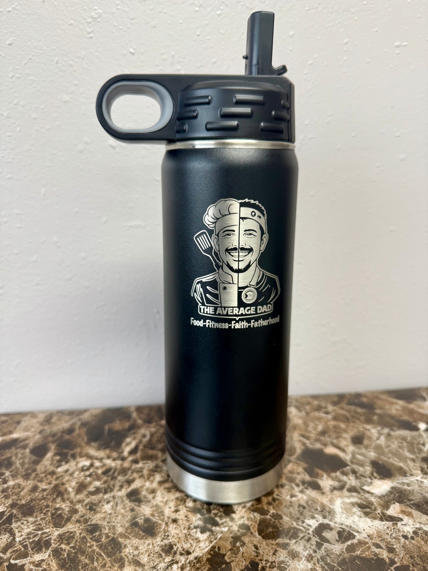 The NEW Average Dad Water Bottle (20oz)