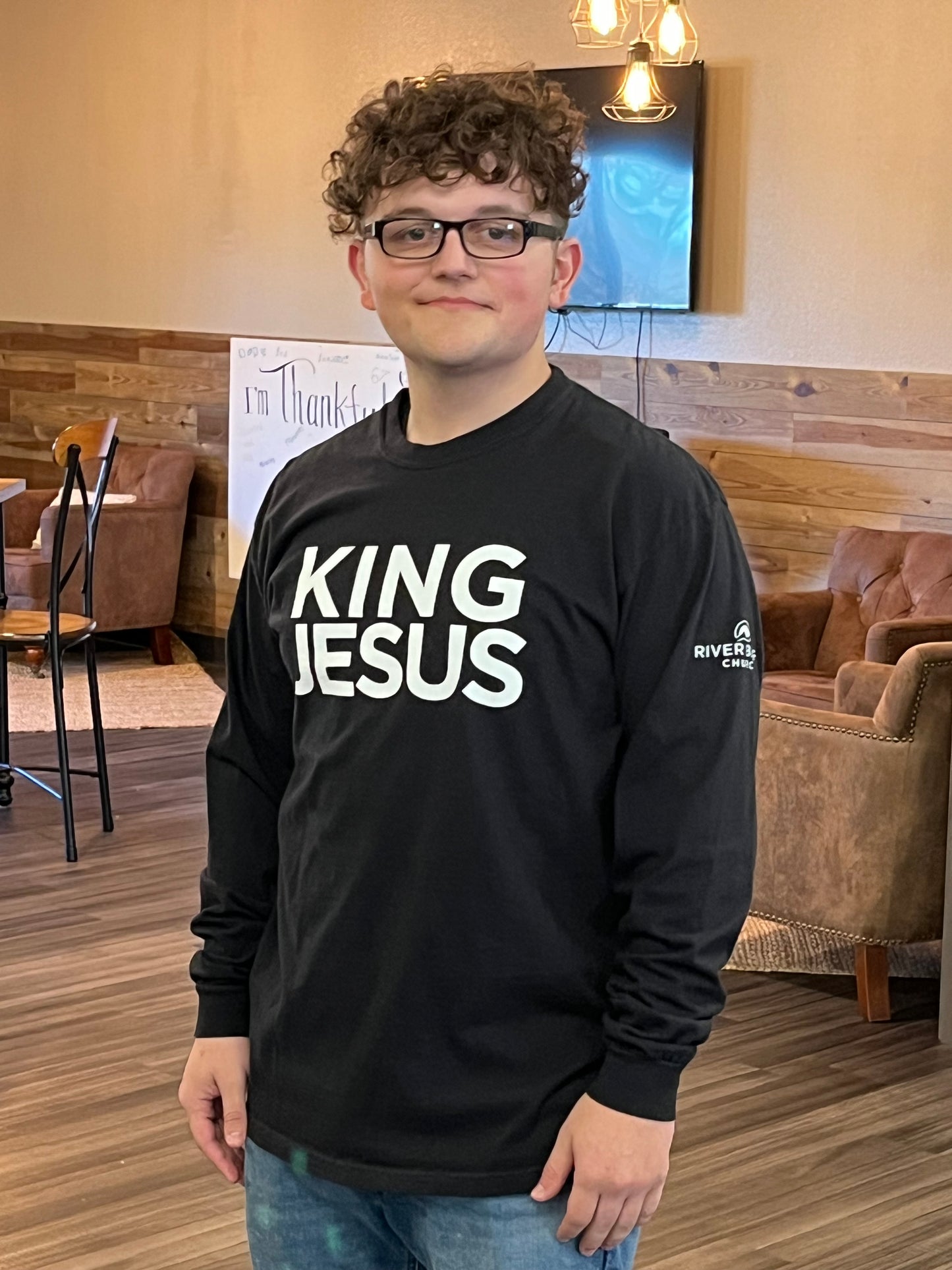 River Bluff Church Long-Sleeve Shirt (Black)