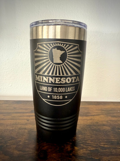Minnesota Badge Tumbler (20oz)