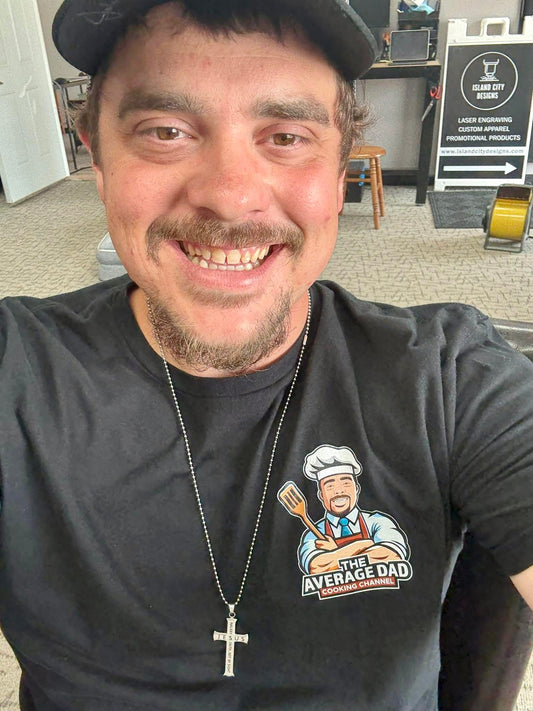 The Average Dad Cooking Channel Shirt