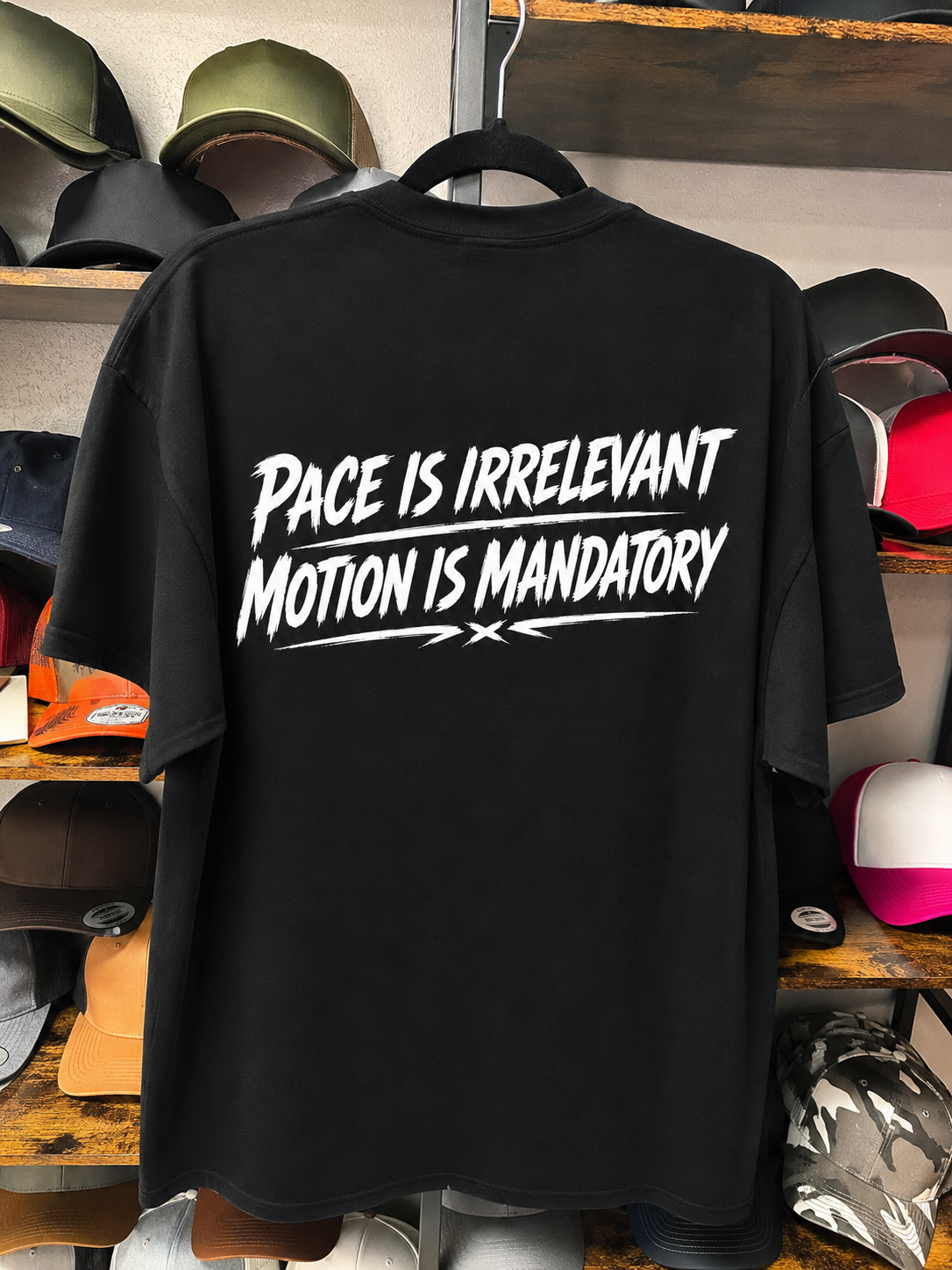 Average Dad Shirt - Pace Is Irrelevant Motion Is Mandatory