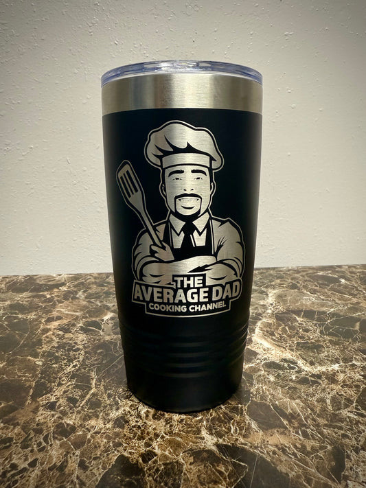 The Average Dad Cooking Channel Tumbler (20oz)