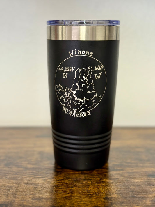 Winona Sugarloaf Coordinates Tumbler (20oz)