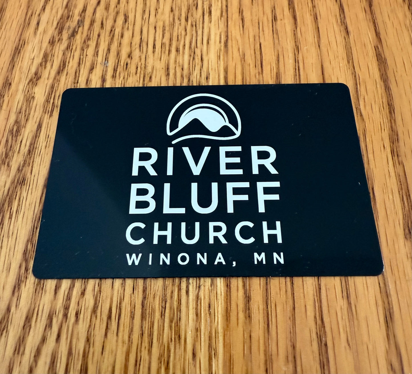 Receive Salvation Through Christ Card (Glossy Black)